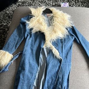 BRAND NEW show me your mumu long jean jacket